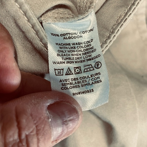 LOFT NWT Women's Poplin Wide Leg Pants - Khaki - Size 0P - Picture 7 of 9